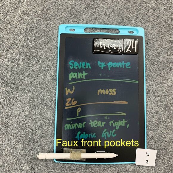 Seven7 Pants Womens 26 Moss Cargo Pockets Cuffed Hem Stretch Low Rise Cropped - Picture 12 of 13